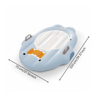 Easy to Inflate Surfboard Buoyant Aid with Handles Padded Inflatable Surfboard Lightweight Pool Buoyant Aid Portable for Children