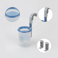 Wall Mount Pool Skimmer Adjustable Skimmer with Strainer Basket Filter Washable Long-Lasting