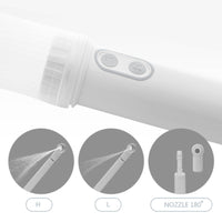 Portable Electric Bidet Lightweight Handheld Travel Bidet Two Cleansing Settings Personal Washer for Camping