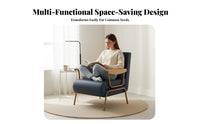 two-in-singleUse Fold-down Futon Bed Foldable Design transforming Sofa Space-Saving Sleeper Couch Easy Conversion for Apartment Dwellers, Guest Hosts, Students, Small Spaces, Living Room, Office