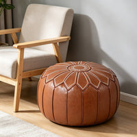 Storage Pouf Ottoman Extra Seating Home Furniture Thick Padded for Living Room