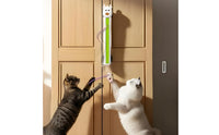 Space-Saving Wall Cat Toy Swatting Cat Toy with Cords Soft Toys Elastic for Kittens, Walls, Doors
