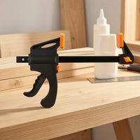 Mini Trigger Clamp Compact Woodworking Clamp Quick-Release Lightweight for Woodworkers, DIYers, Makers, DIY Projects, Workshops