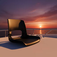 Boat Seat with Backrest Sturdy Boat Chair with Backrest Ergonomic