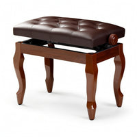 Piano Bench with Adjustable Height Tufted Piano Bench Comfortable for Students