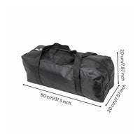 Storage Duffel Bag Black Oxford Storage Bag Heavy-Duty Luggage Item
