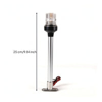 Marine LED Navigation Light Waterproof Navigation Light with Metal Base for Boat Owners, Anchoring