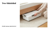 Wheeled Underbed Container Large Capacity Wheeled Under-Bed Box Dust-Proof