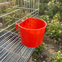 Hanging Bird Feeder with 4 Ports, Outdoor Bird Food Dispenser with Rain Roof, Garden Courtyard Feeders, Hanging Style with Perches