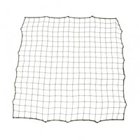 Black Soccer Rebound Net Irregular Perimeter Replacement Net Standalone Soccer Goal Netting Abrasion Resistant for Training