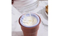 Ice Cream Maker Compact Chilled Dessert Maker Countertop for Families