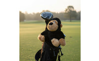 Soft Chimpanzee Headcover Scuff Protection Cartoon Creature Sporting Headcover Creature Sporting Club Cover Non-Shedding