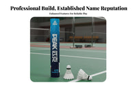 Long-Lasting Goose Feather Shuttlecock Stable Flight Feather Shuttlecock Great Stability for Athletes, Sports Enthusiasts, Outdoor, Exercise