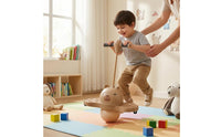 Capybara Jumping Ball Wear-Resistant Jumping Ball Exercise Toy Handle Rebound Toy Anti-Slip Cushioned