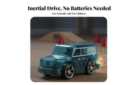 Inertial Spark-Producing Car Spark Effect Friction Powered Rough-Terrain Car Stylish Look Sparking Toy Truck for Children, Children 3 and up+