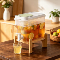 Refrigerator Cold Water Jug with Faucet, Large Capacity Heat-resistant Fruit Tea Pitcher