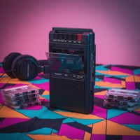 Play and Capture Function Retro Cassette Player Recorder Double Power Supply Walkman Design Cassette Player USB Port Personal Tape Recorder Headphone Port for Collectors, Music Enthusiasts