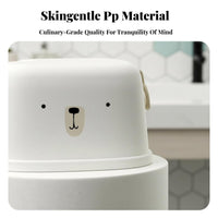 Child Step Stool Stable and Sturdy Kids Washroom Stool Food-Grade PP Material Footstool for Young Children
