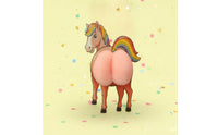 Squishy Horse Compress Toy Funny Horse Stress Toy Mini Small for Office