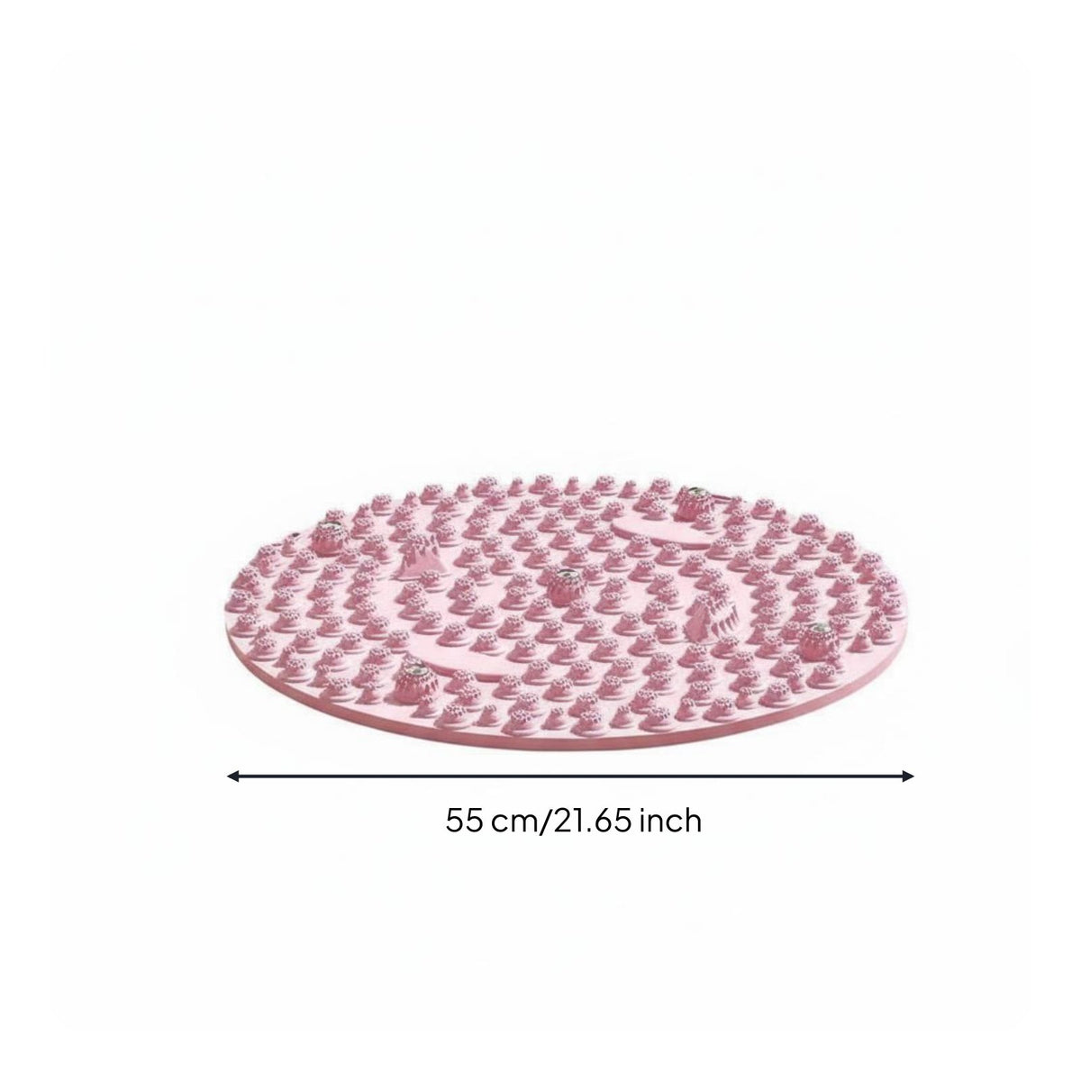 Extra Large TPE Foot Reflexology Board Thickened Design Round Acupressure Mat Non-Slip for Seniors, Elderly, Home Use, Office
