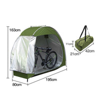 Dustproof Cycle Storage Tent Sunshade Portable Bike Cover Tent Waterproof Outdoor Cycle Cover Shelter Weather-Resistant Protection for Backyard, Patio, Garden