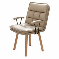 Ergonomic spine supportrest Upholstered rotating Chair Padded Seat and spine support Upholstered Wood Task Chair glidingRolling Casters Armchair century-1900scentury-1900svintage-inspired modern Design for Adults, Professionals