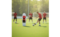 Soccer Training Mannequin with Pump Weighted Base Inflatable Defender Free Kick Wall Portable for Coaches, Target Practice
