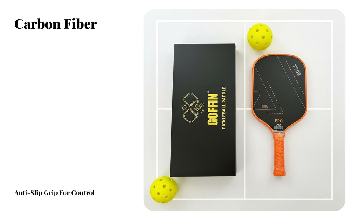 High-Performance Carbon Fiber Carbon Fiber Pickleball Paddle Premium Gift Box Carbon Fiber Pickleball Paddle Ergonomic Grip