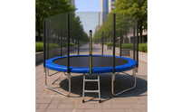 16 Ft jumping bed Thick Foam Padding Round jumping bed Tear-Resistant Play Equipment for Backyard