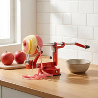 Crank Handle Countertop Apple Peeling Tool Suction Base Manual Apple Peeling Tool Metal Kitchen Tool Glossy Finish