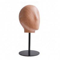 Fiberglass Mannequin Head Stand Tabletop Mannequin Head with Metal Base Long-Lasting Hat Display Stand Stable for Hair Stylists, Dressing Rooms