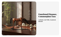 3 Pieces Abstract Sculpture and Vase set Luxury Accent House Decoration