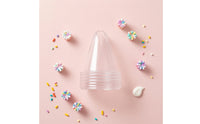 Star Piping Tip Translucent Decorating Tip with Threaded Base Tapered