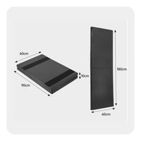 Foldable Fitness Wall Protector Thick Folding Workout Mat Portable for Dance Practice