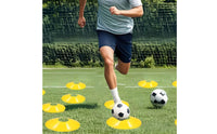 Agility Ladder Set Portable Soccer Footwork Training Set Adjustable Rungs Speed Training Equipment Kit for Coaches