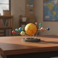 Solar System Model Kit DIY Solar Model Set Easy to Color Toy for Kids, Teachers