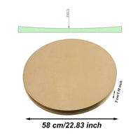 Curved Sanding Dish CNC Machined Curved Sanding Plate Deform Resistant Guitar Body Template for Luthiers, Workshop, Repair Bench