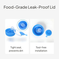 Universal Water Dispenser Cap, Smart Leakproof Reusable Lid