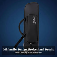 Thick Padding Trumpet Case Shoulder Strap Soft Trumpet Bag Long-Lasting for Music Students, Band Members, Travel, Storage, Rehearsals