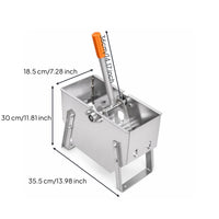 Heavy Duty Hand-Cranked Peanut Sheller Rust-Resistant Peanut Sheller with Hand Crank Labor-Saving Kitchen Tool High Efficiency for Farmers, Farm