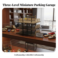 1:64 Scale Parking Garage Detailed Simulation Model Car Parking Lot Scene for Hobbyists