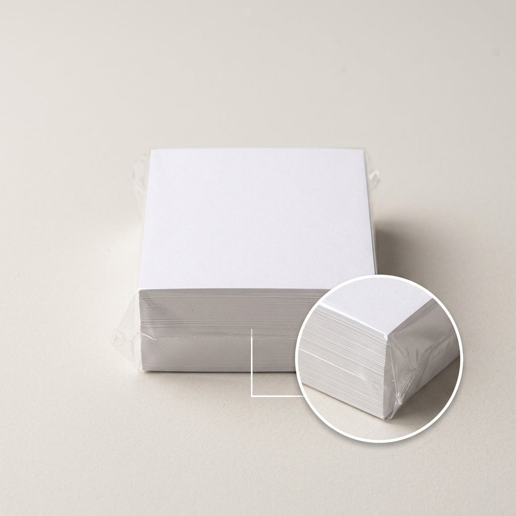 DIY Double-Sided White Cardstock for Sketching, Calligraphy, and Graffiti - Blank Cards for Office and Holiday Use