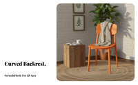 Dining Chair Sturdy and Stable Modern Dining Chair Ergonomic Design Minimalist Stool for Families, Students, Kitchen, Bedroom, Balcony