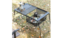 Camping Storage rack Large Capacity Folding Storage rack Heavy Duty Folding Camp Organizer for Campers