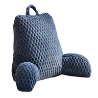 Reading Pillows for Sitting Removable Cover Reading Pillow with Arms Ergonomic Backrest Cushion with Armrests for Students, Dorm Room