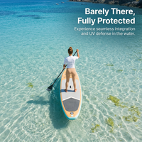 Swim Leggings for Water Sports, Quick Dry Dive Socks for Beach Activities, Skin Tone Surf with Connected Foot Design