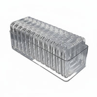 Dustproof Press-on Nail Storage Box Dust-Proof Press on Nail Storage Box Transparent for Makeup Users, Women, Desktop, Dresser, Bathroom