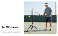 Indoor/Outdoor Use Topspin Tennis Practice Aid Builds Muscle Memory Portable Tennis Training Aid Height Adjustable for Beginners, Home