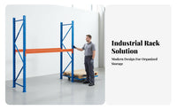 Heavy-Duty Pallet Rack High Load Capacity Industrial Warehouse Shelving Reinforced Steel Construction Multi-Tier Storage System