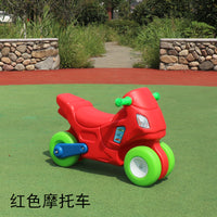 幼儿园咪咪小狗滑行车宝宝塑料玩具滑滑车儿童学步车四轮溜溜车